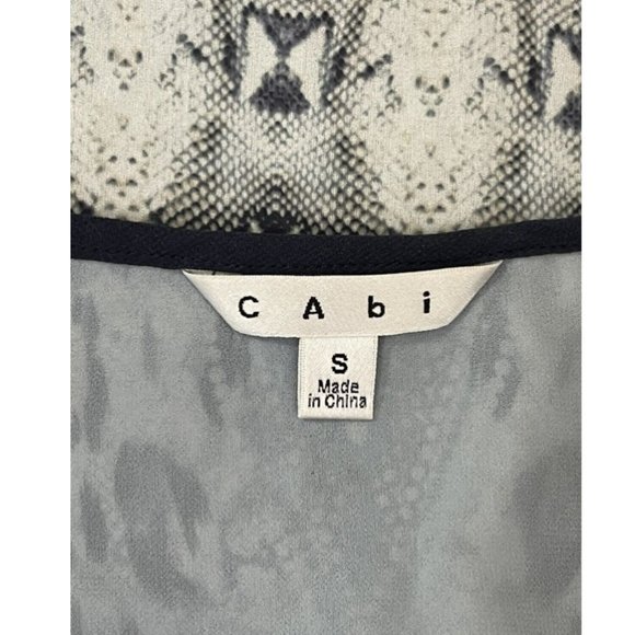 EUC CAbi Mix Print Chiffon Sleeveless Tunic Blouse #253 - Picture 7 of 8